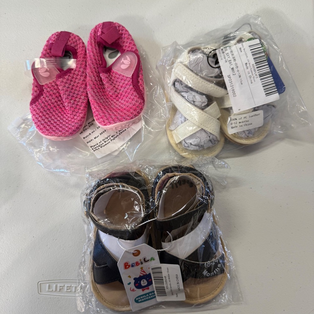 Baby‎ Sandals Sneakers Variety Pack Girls Boys Newborn Infant First Walker Shoes